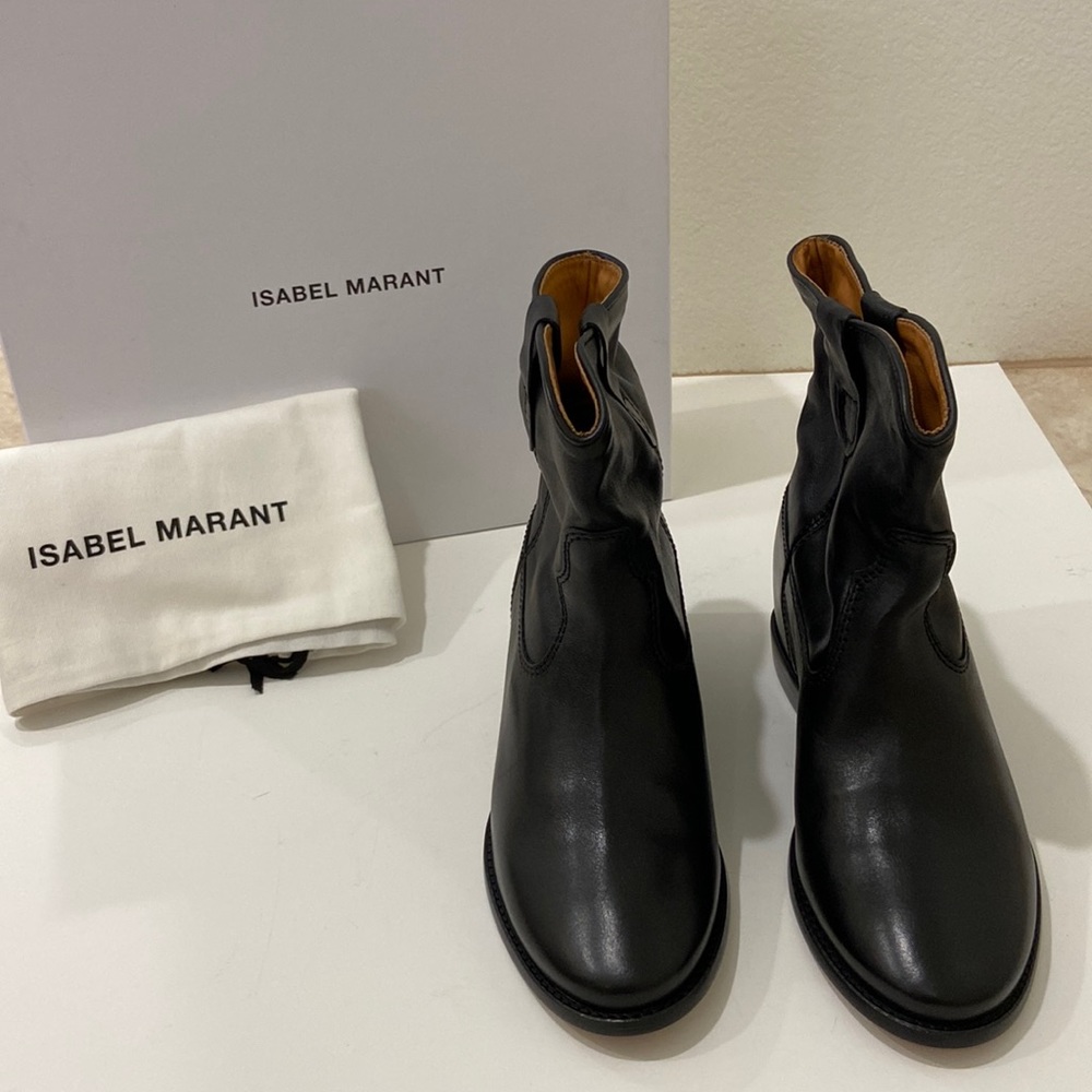 NWB Isabel Marant Cluster Leather Boots Black Size 8 (EU 38)
